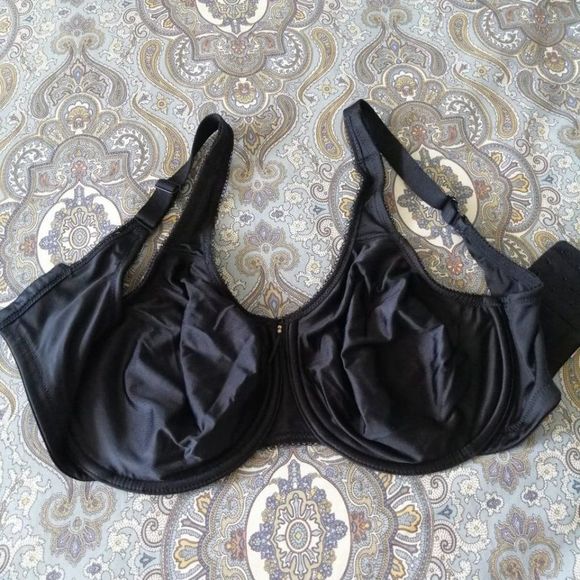 NWOT Wacoal 34G Black Every Day Beauty Minimizer Bra - Picture 7 of 12